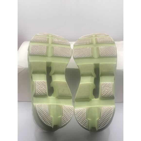 On Cloudmonster Women’s Running Shoes Glacier/Meadow Size 8.5 Width B - Medium - Picture 7 of 10